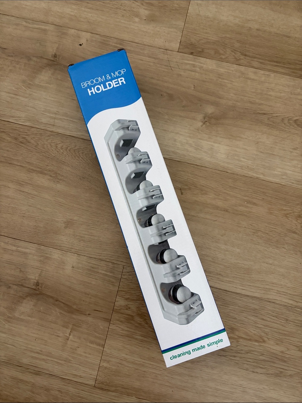 Broom & Mop Holder - Gray by